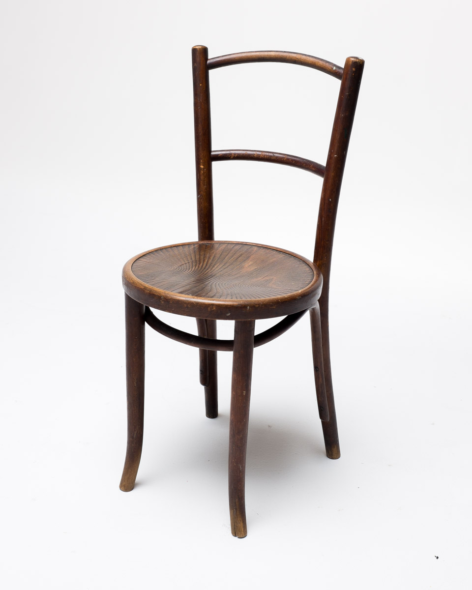 CH085 Two Pane Wood Chair Prop Rental - ACME Brooklyn