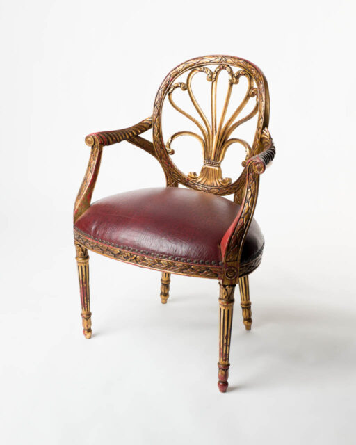Front view of Arthur Opulent Chair