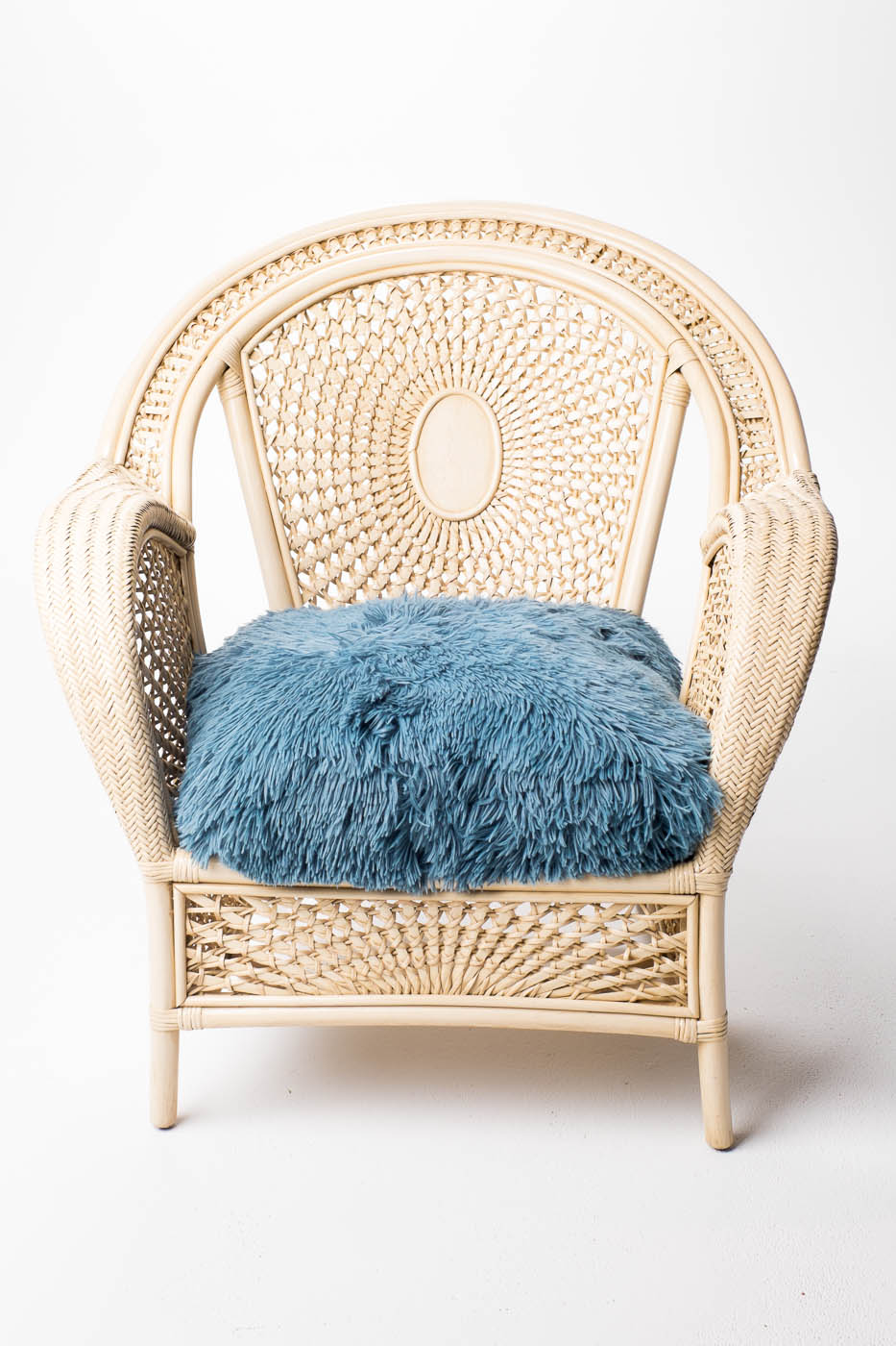 wicker boho chair