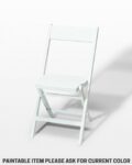 Front view thumbnail of Paintable Folding Chair