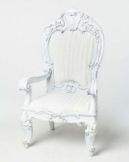 Front view of White Alice Chair
