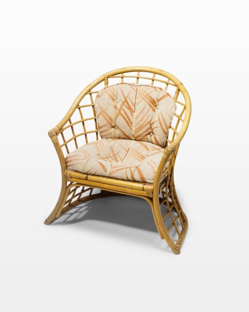 Front view of Pearl Rattan Chair