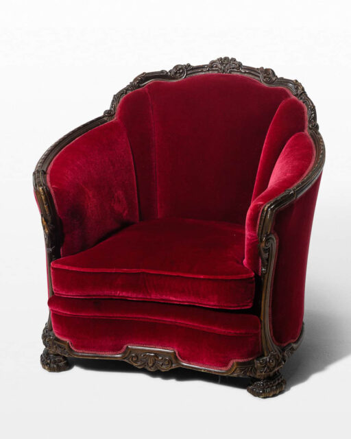 Front view of Queen Gables Chair