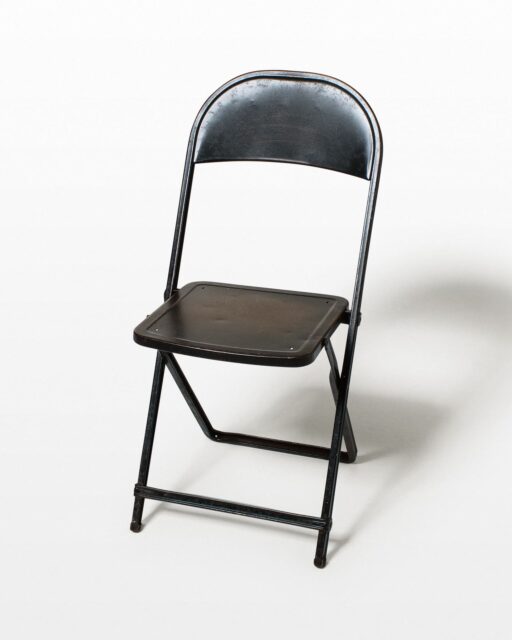 Front view of Midnight Folding Chair