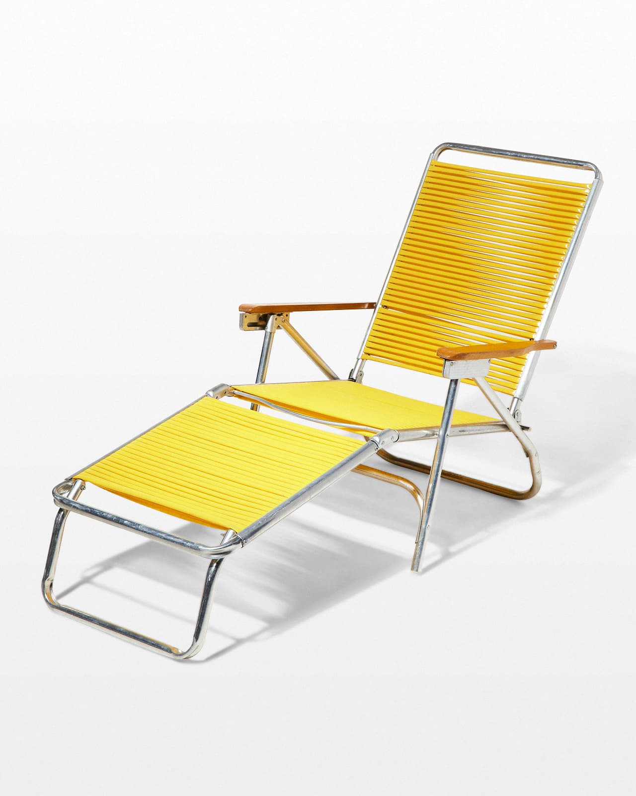 yellow beach chairs