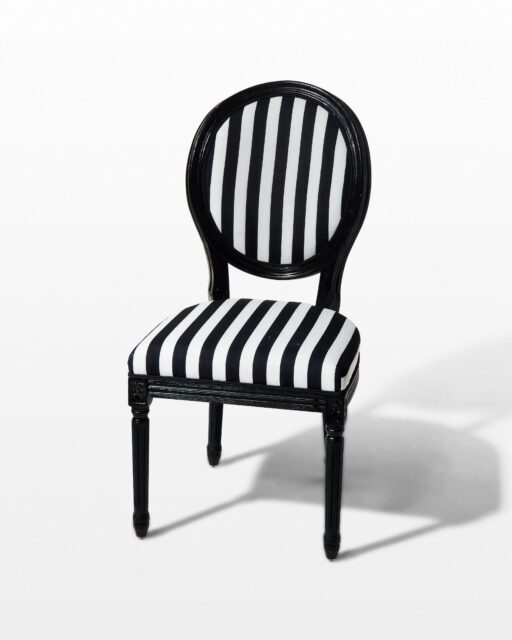 Front view of Allison Striped Chair