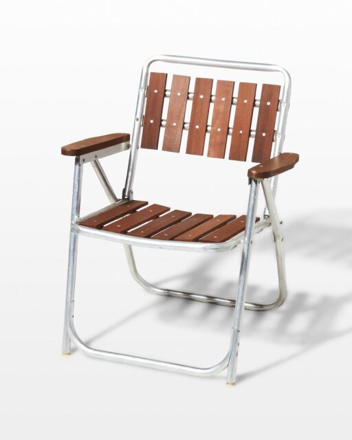 Front view of Emory Teak Lawn Chair