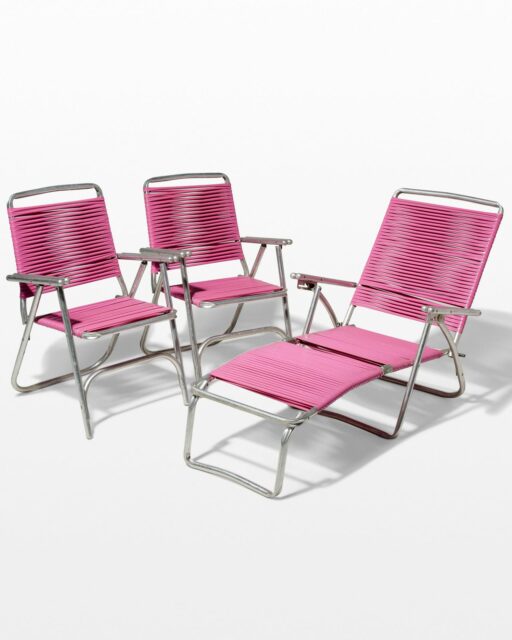 Front view of Victoria Folding Chair and Lounge Set