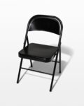Front view thumbnail of Ink Black Folding Chair