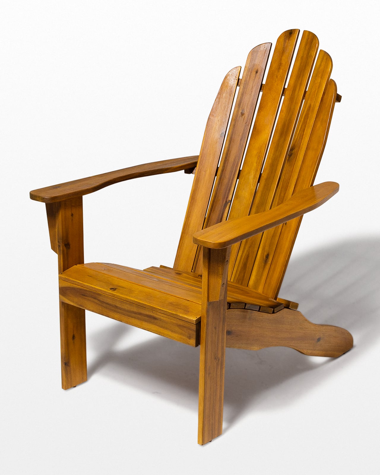 CH479 Province Natural Wood Adirondack Chair Prop Rental | ACME Brooklyn