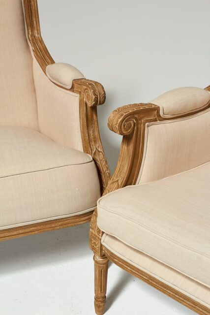 Alternate view 5 of Marielle Beige Cotton Love Seat and Chair Set