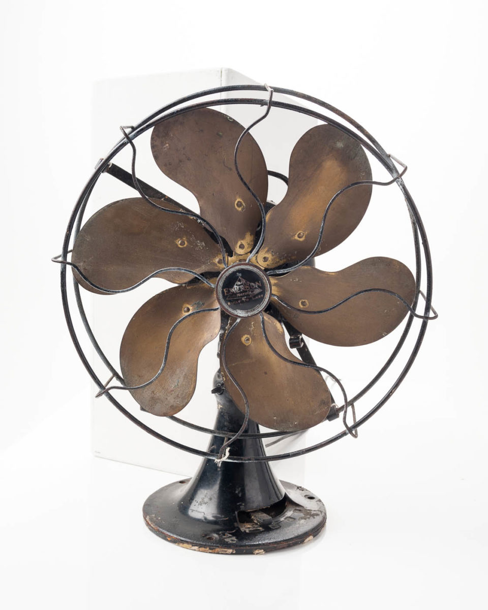 FA011 Antique Emerson Table Fan Prop Rental | ACME Brooklyn