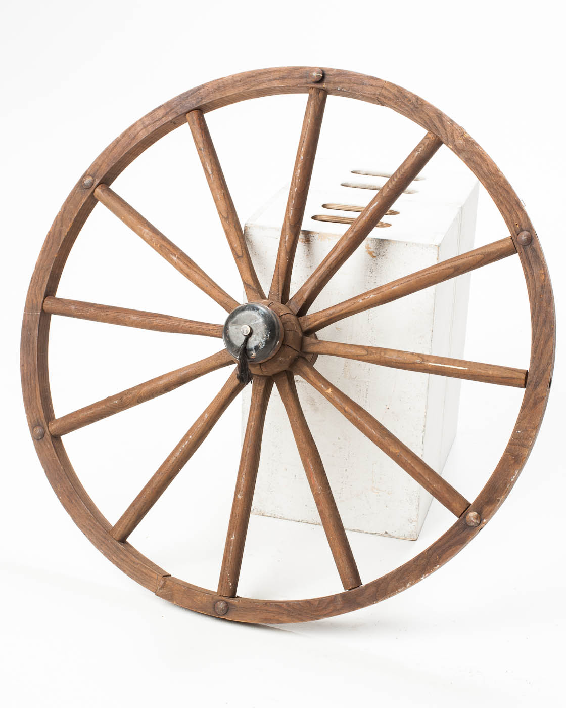 FA118 Wooden Wagon Wheel Set Prop Rental ACME Brooklyn