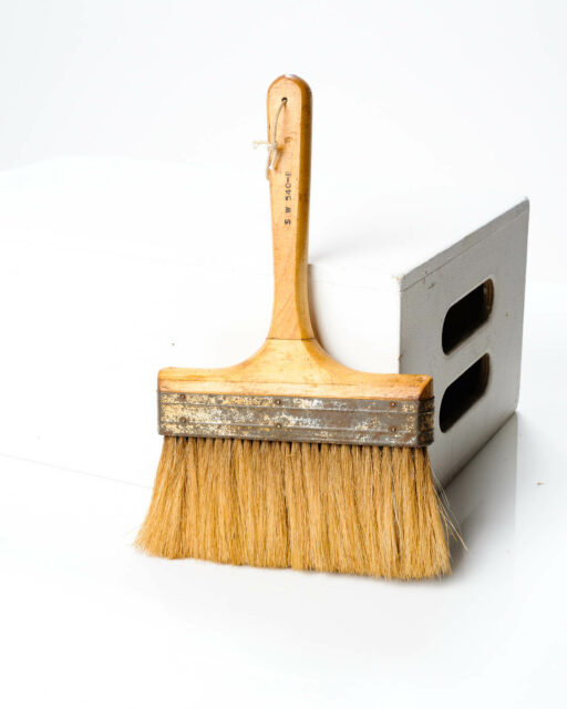 Front view of Large Wooden Brush
