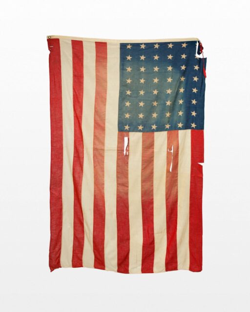Front view of 6 Foot Distressed Grant Flag