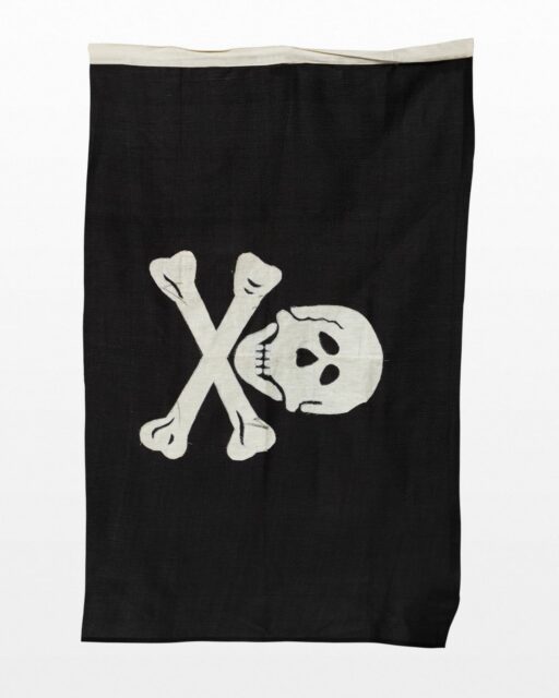 Front view of Bones Pirate Flag