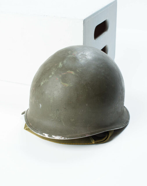 Front view of Army Infantry Helmet