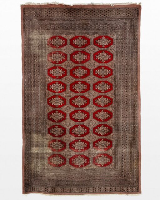 Front view of Aziz 5 x 8.25′ Foot Rug