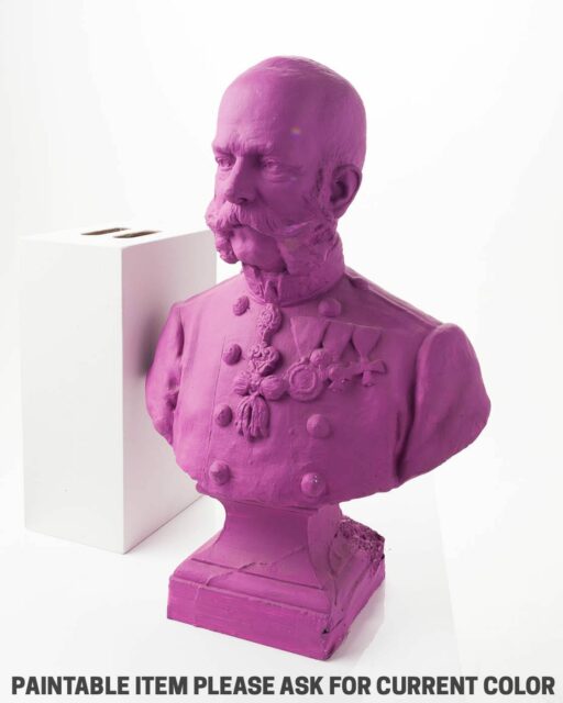 Front view of Paintable General Bust