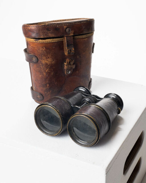 Front view of Michael Binoculars with Case