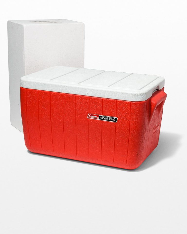 Front view of Shore Red Cooler