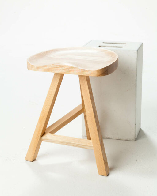 Front view of Short Fulton Stool