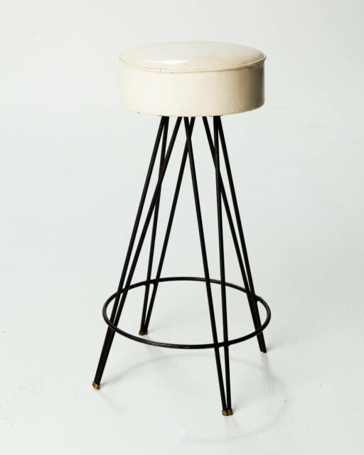 Front view of Hairpin Profile Stool