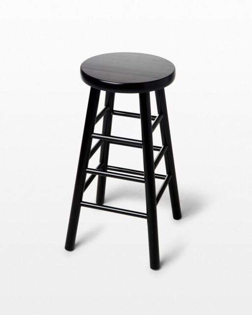 Front view of Union Black Stool