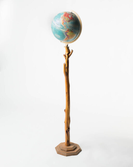 Front view of Globe On A Branch