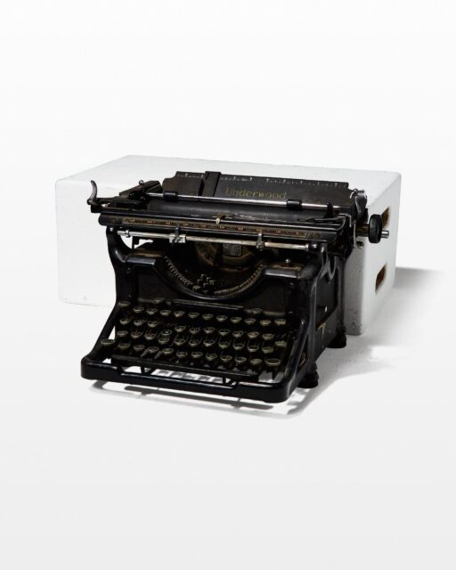 Front view of Underwood Upright Typewriter