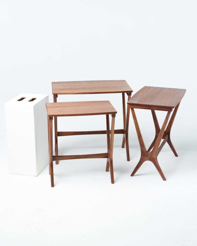 Front view of Arthur Side Table Set