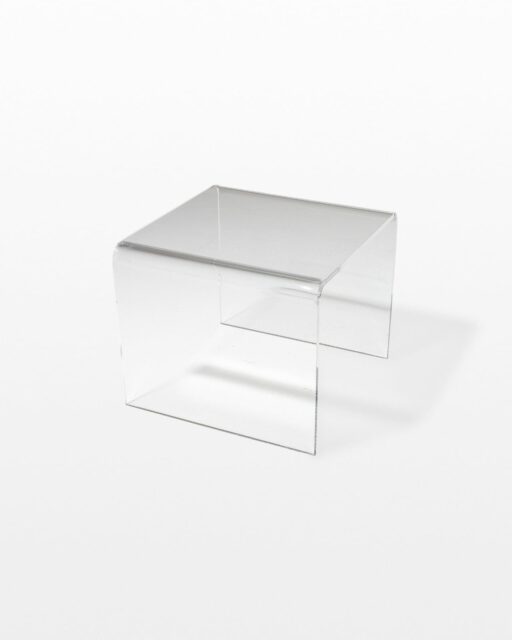 Front view of Brant Acrylic Side Table