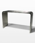 Front view thumbnail of Silver Stripe Console Table