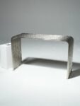 Alternate view thumbnail 1 of Silver Stripe Console Table