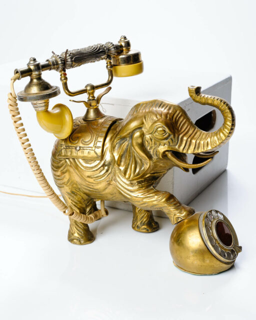 Front view of Brass Elephant Phone
