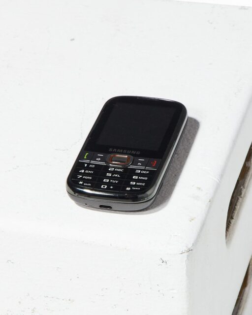 Front view of Samsung Keyboard Cell Phone