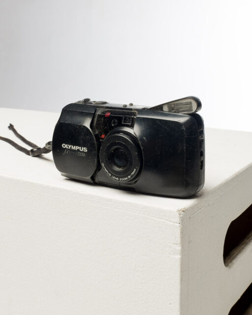 Front view of Olympus Stylus Point and Shoot Camera