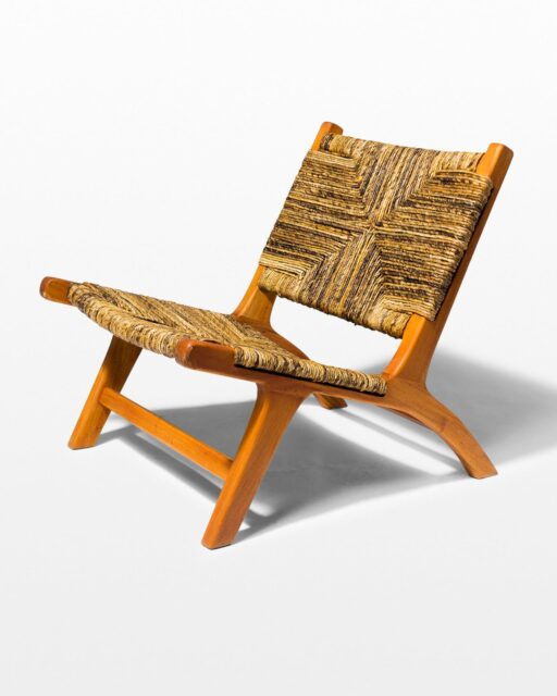 Front view of Manitou Woven Lounge Chair