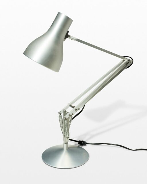 Front view of Redding Silver Task Lamp