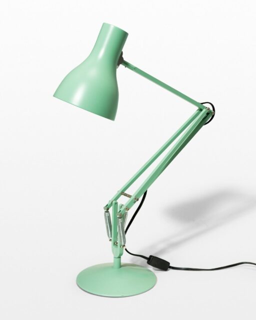 Front view of Keystone Teal Task Lamp