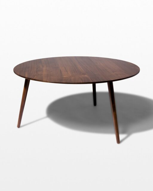 Front view of Tacoma Walnut Coffee Table