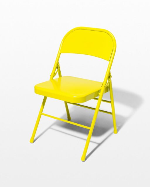 Front view of Chartreuse Folding Chair