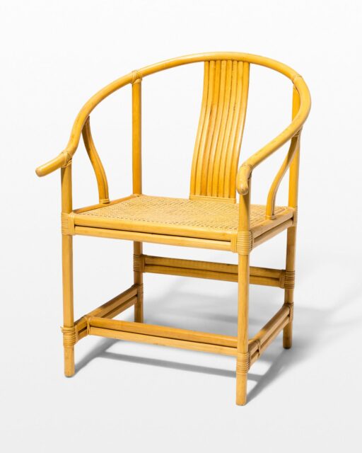 Front view of Harlow Rattan Chair