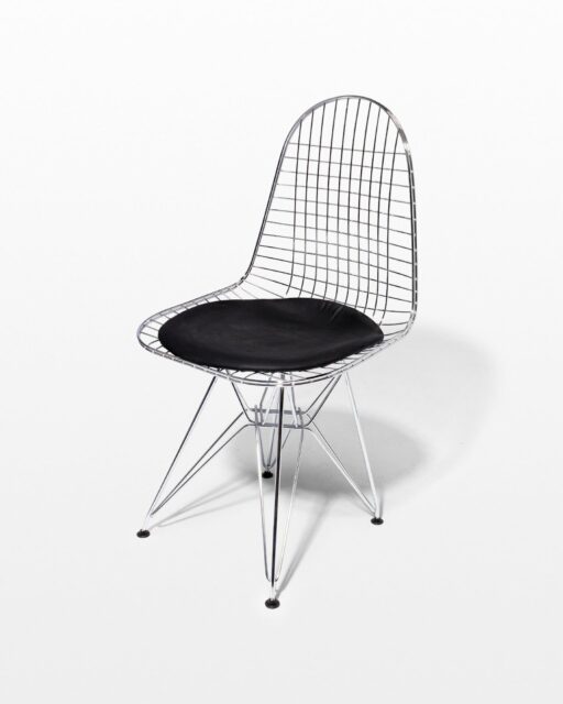 Front view of Griffin Chrome Eiffel Chair