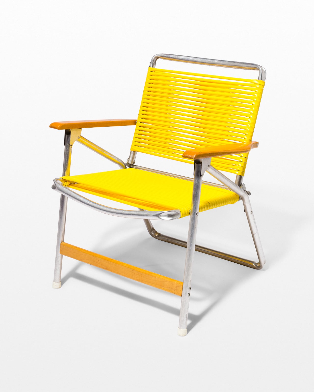 yellow beach chairs