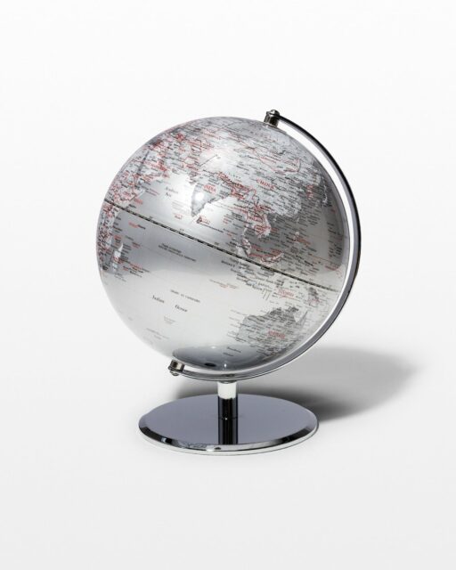 Front view of Gideon Chrome Globe