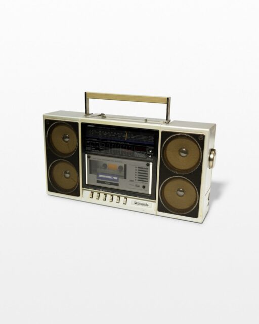 Front view of Flash Four Speaker Boom Box