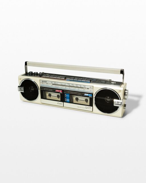 Front view of Marshall White Boombox