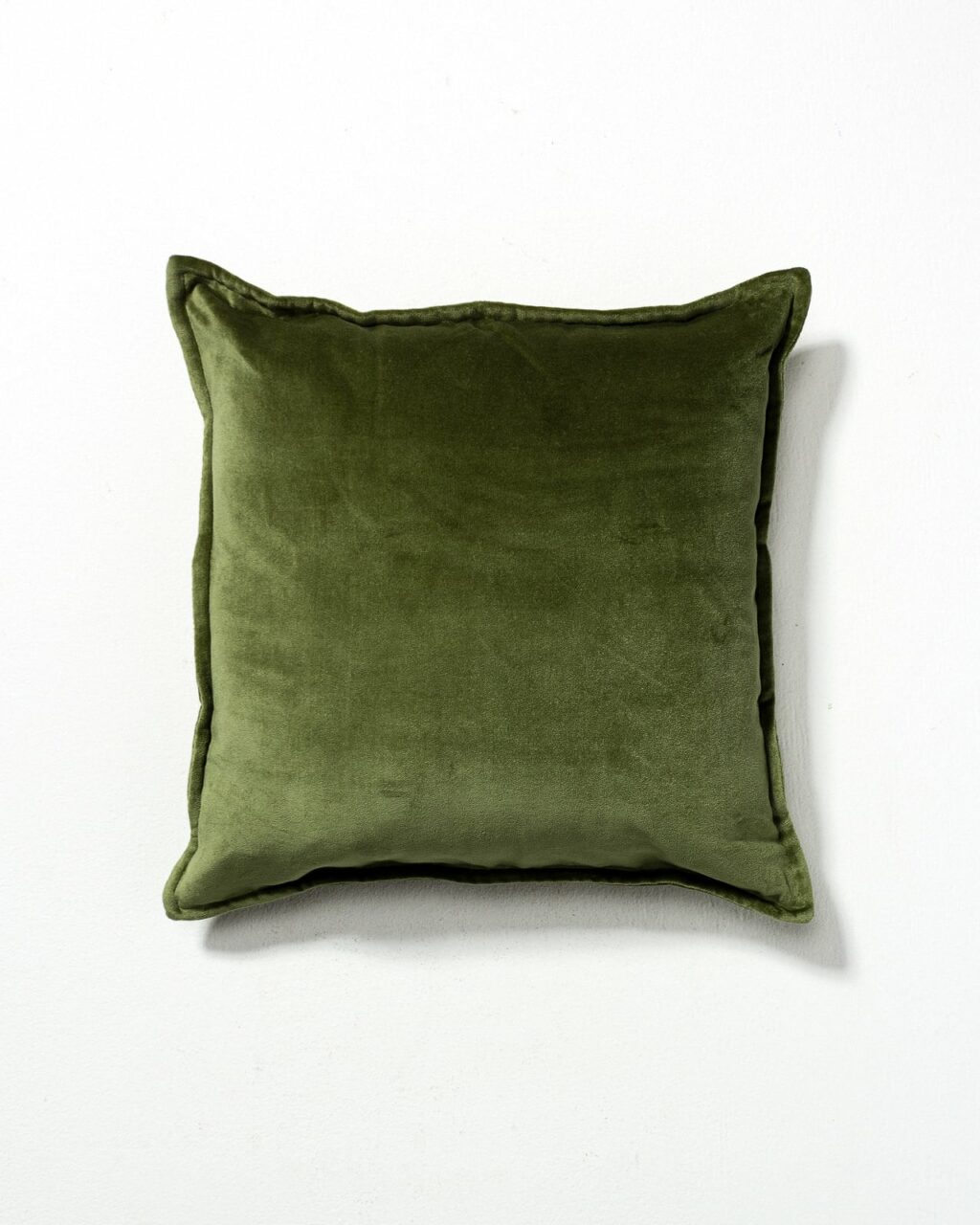 SG067 Hood Moss Green Velvet Pillow Prop Rental - ACME Brooklyn