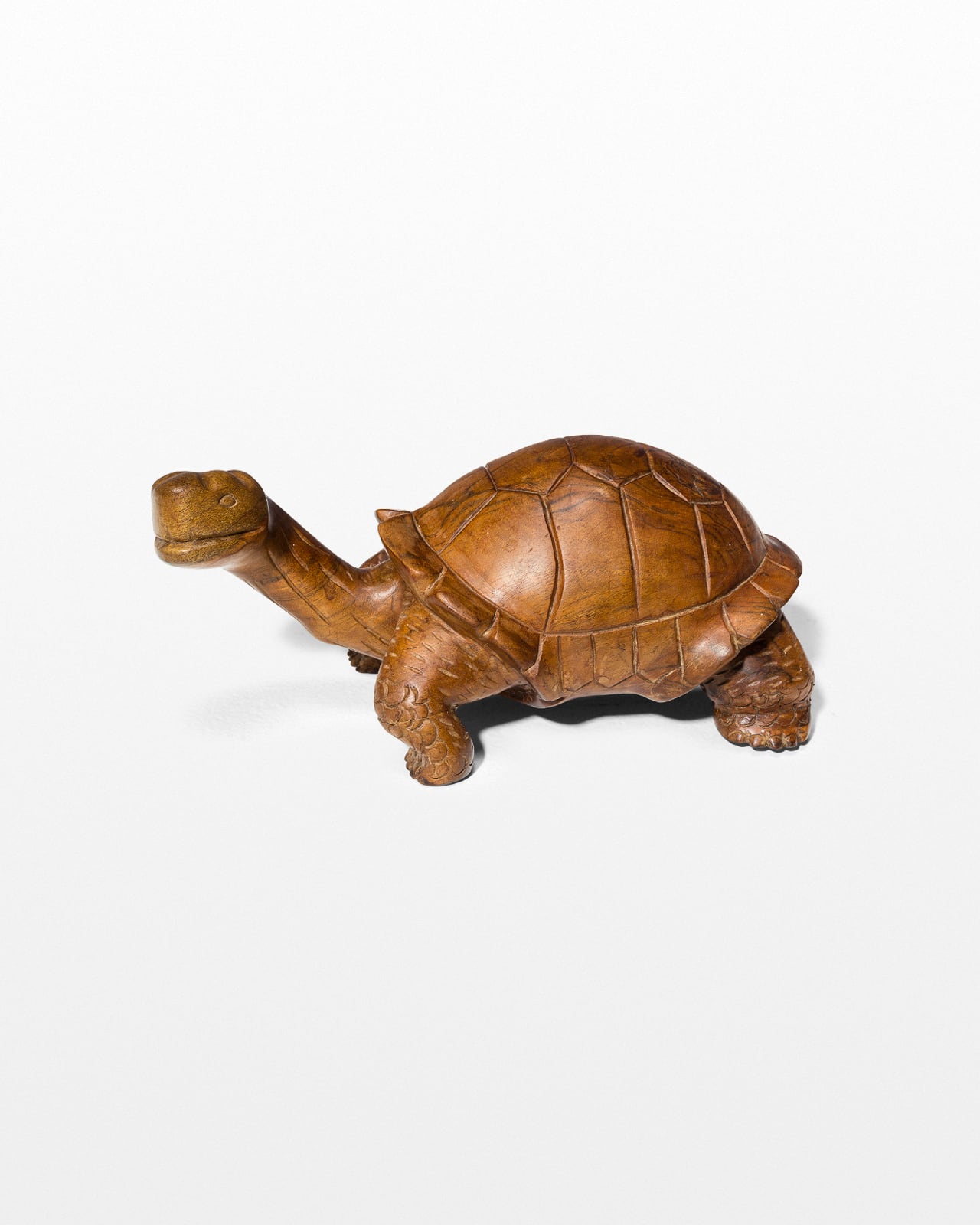 wooden turtle statue